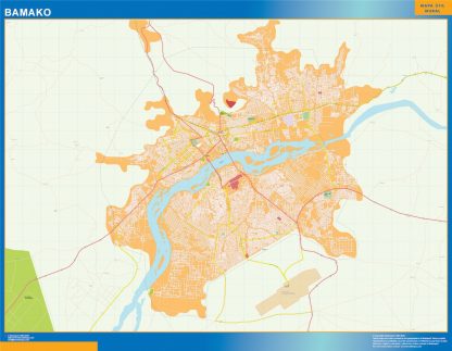 Bamako wandkaarten