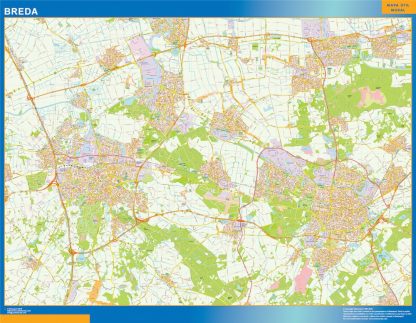 Breda wandkaarten in Netherlands