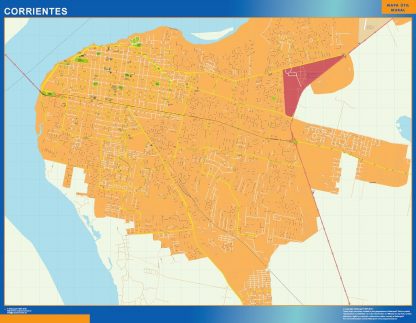 Corrientes wandkaarten Argentinië