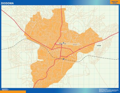 Dodoma wandkaarten