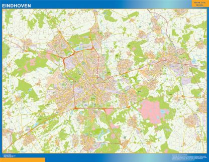 Eindhoven wandkaarten in Netherlands