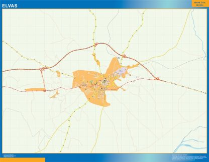 Elvas wandkaarten