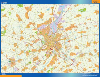 Gand wandkaarten België