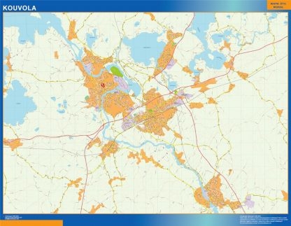 Kouvola wandkaarten Finland