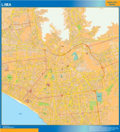 Lima wandkaarten