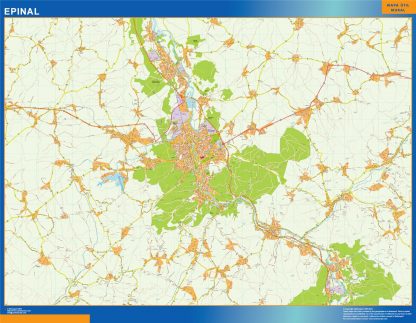 wandkaarten Epinal Frankrijk