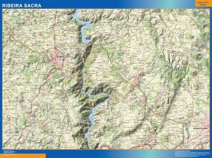 wandkaarten Ribeira Sacra