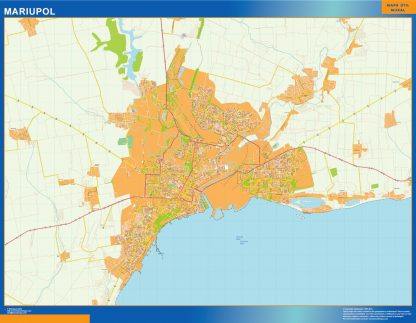 Mariupol wandkaarten Oekraïne