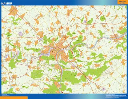 Namur wandkaarten België