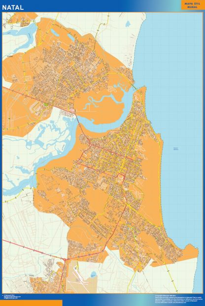 Natal wandkaarten