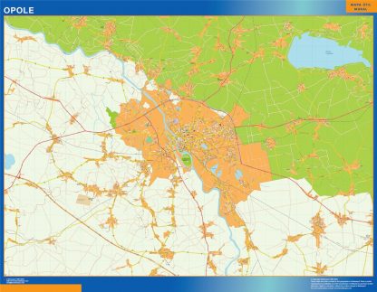 Opole wandkaarten Polen