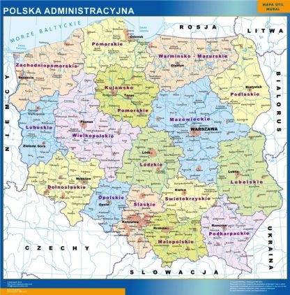 Polen wandkaarten