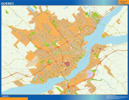 Quebec wandkaarten