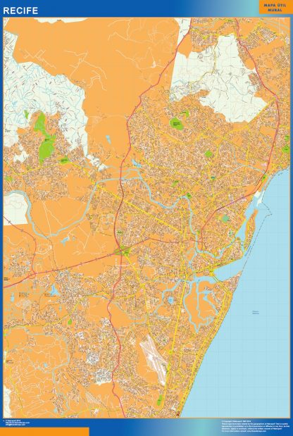 Recife wandkaarten
