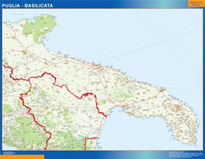 Regio Puglia Basilicata Italië