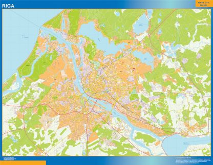 Riga wandkaarten