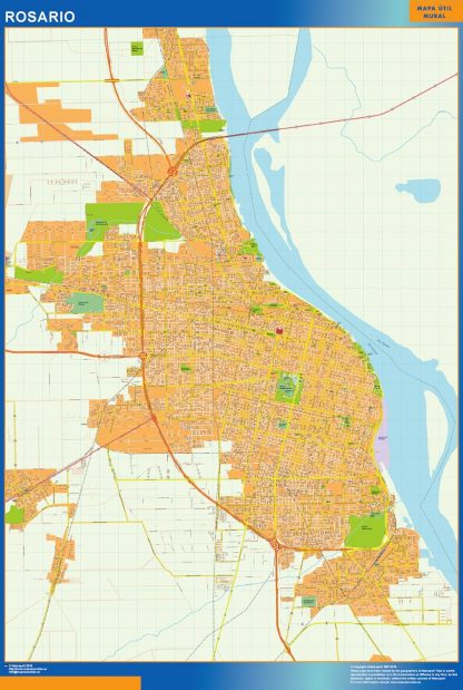Rosario wandkaarten Argentinië