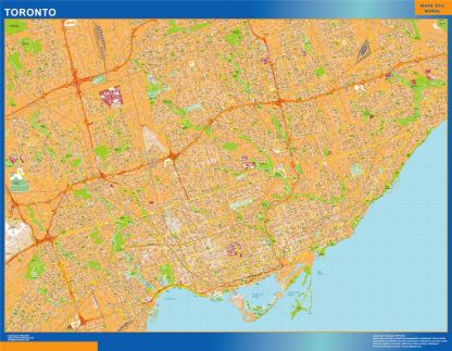Toronto wandkaarten
