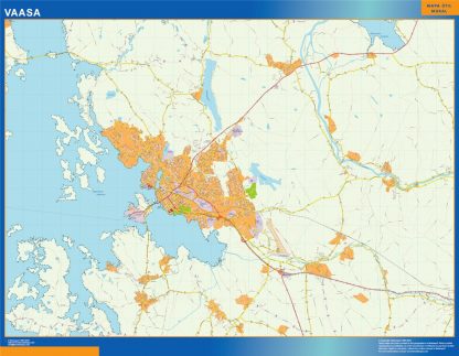 Vaasa wandkaarten Finland