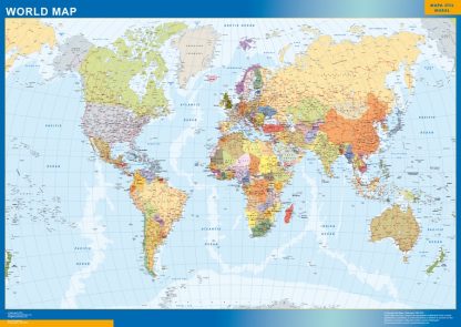Wereld wandkaarten updated
